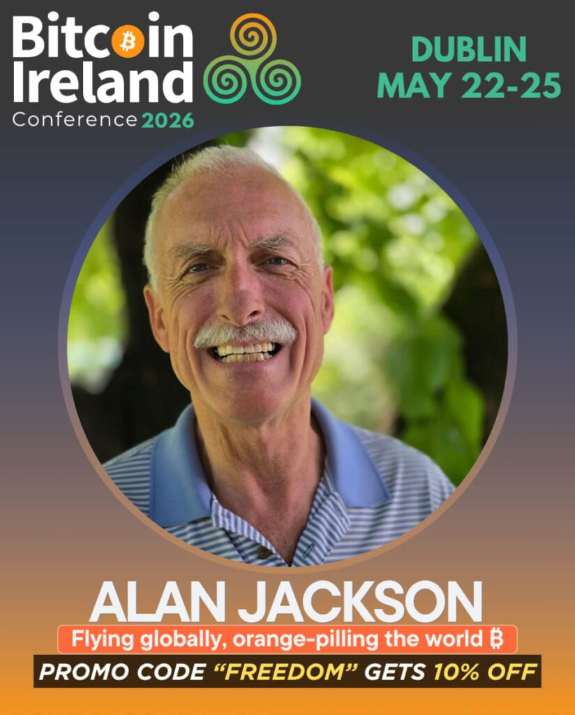 Alan Jackson BItcoin Ireland 2026 Promo